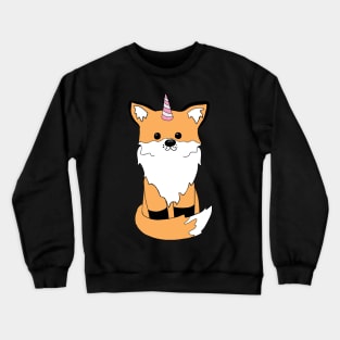 Unicorn Fox Crewneck Sweatshirt